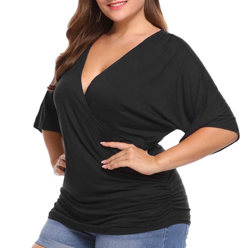 🆕 Wrap blouse - Picture 3 of 5